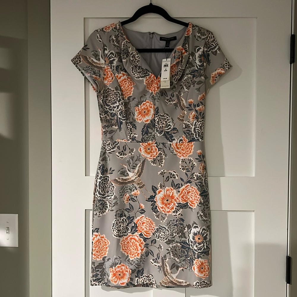 NWT Banana Republic Floral Bird Dress - 4P